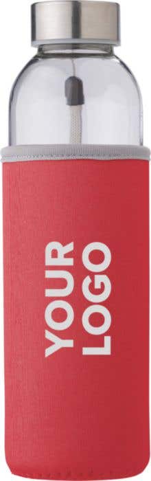 Glazen waterfles ToGo [500 ml]