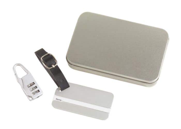 Kofferlabelset Far away [4-delig]