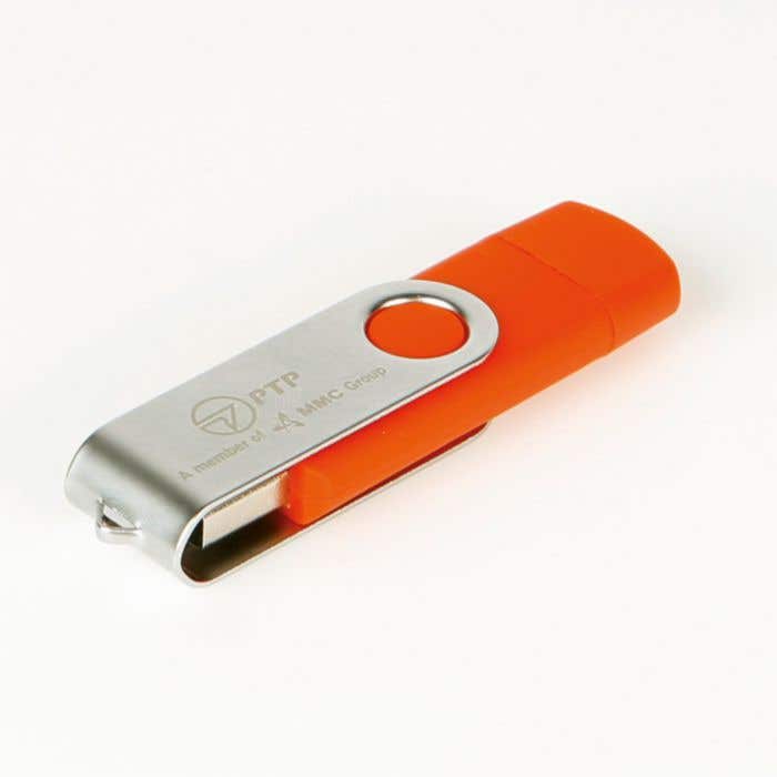 USB stick Slide met USB-C [1-128 GB]