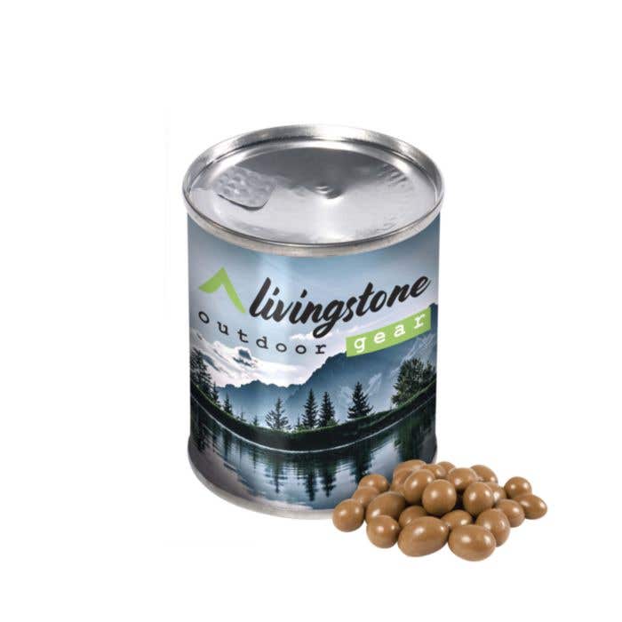 Blikje choco pinda's