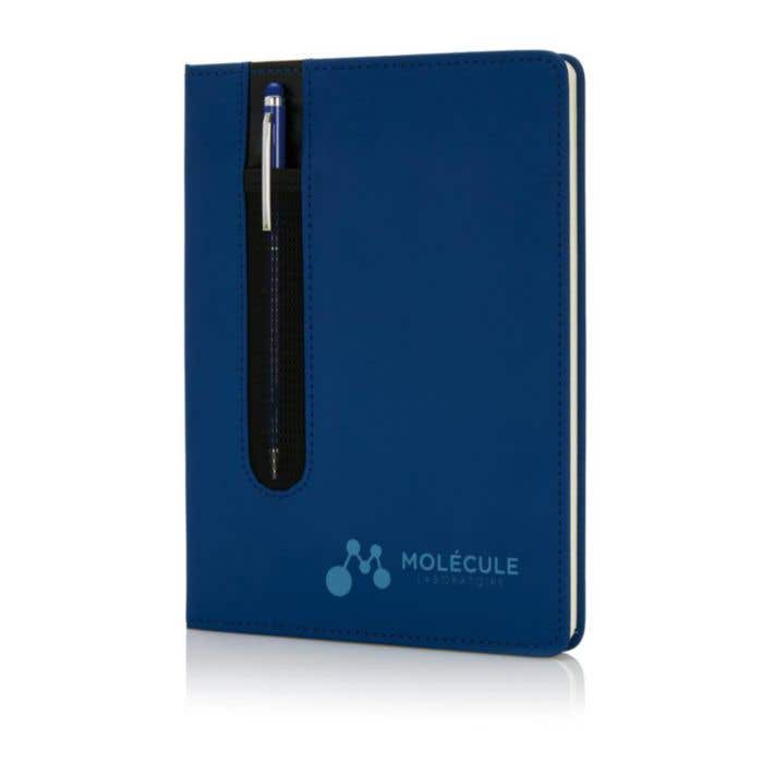 Hardcover notitieboek met stylus pen [A5]