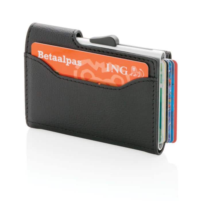 C-Secure PU leather RFID kaarthouder