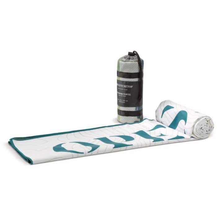 Custom made sneldrogende handdoek in tasje