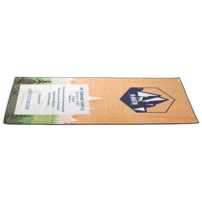 Custom made sneldrogende outdoor handdoek
