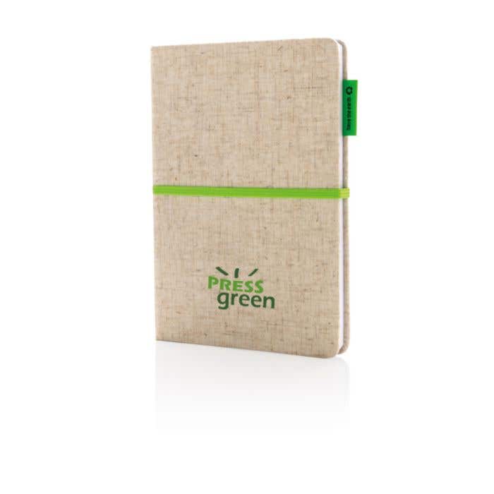 Eco jute katoen notitieboek [A5]
