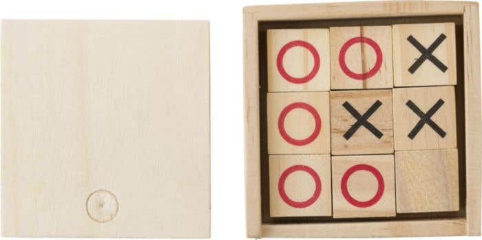 Houten TicTacToe spel