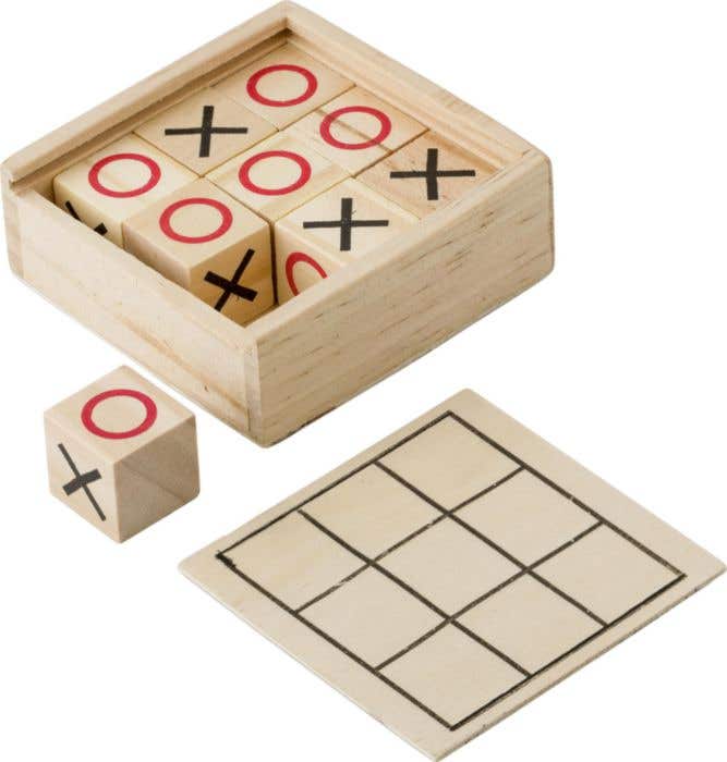 Houten TicTacToe spel