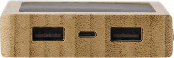 Powerbank Joan | 8.000 mAh | Bamboe | Solar