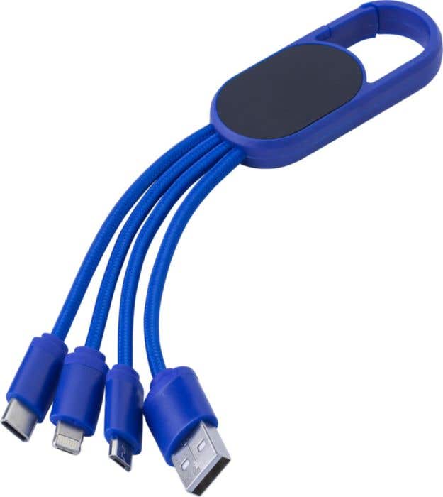 Oplaadkabel met oplichtend logo 4-in-1