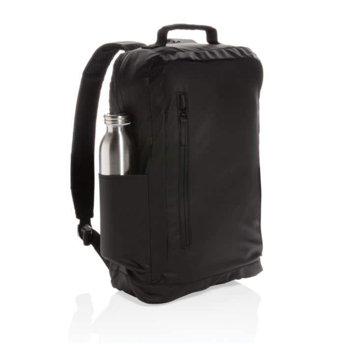 Fashion black PVC vrije 15.6" laptop rugtas