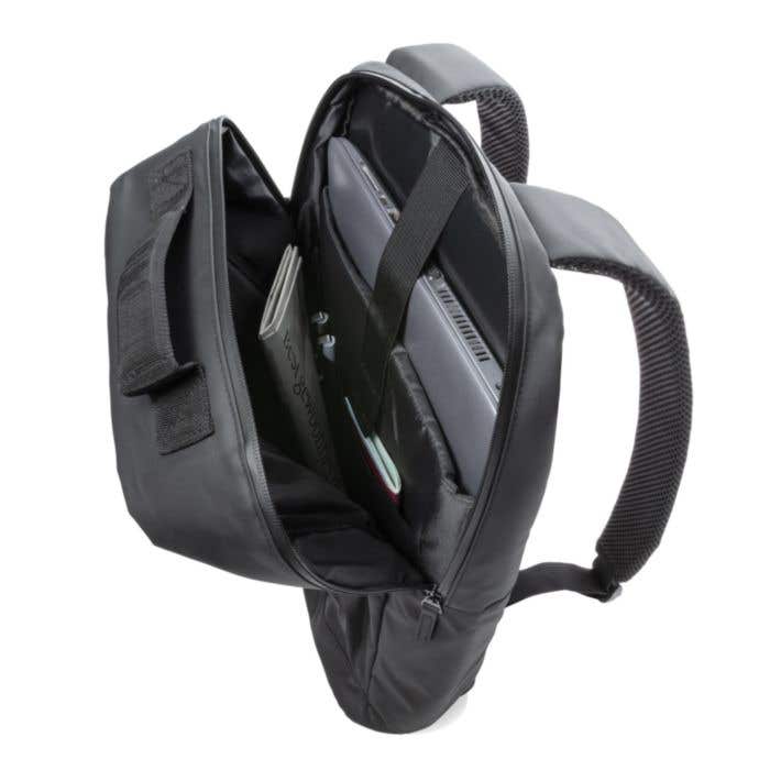 Fashion black PVC vrije 15.6" laptop rugtas
