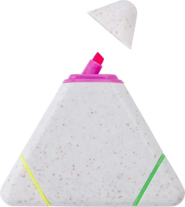 Markeerstift Carrie | Tarwestro | 3 kleuren | Driehoekig