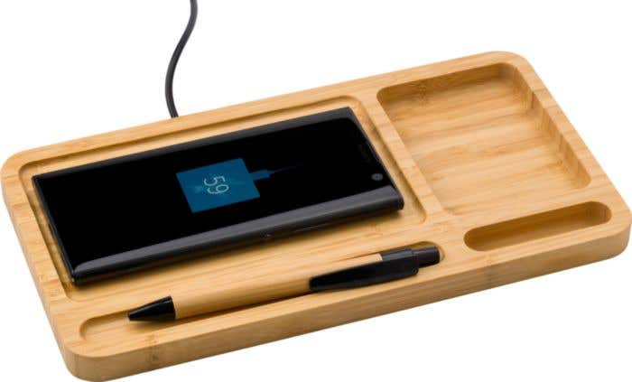 Bamboe bureau organizer