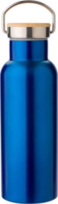 Drinkfles Odette | 500 ml | RVS | Dubbelwandig | Bamboe dop
