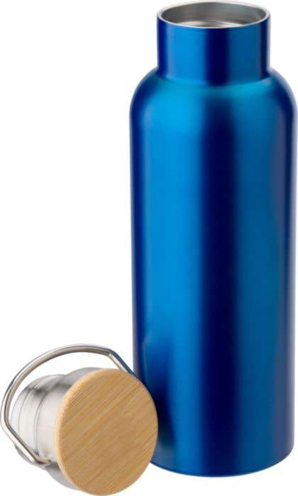 Drinkfles Odette | 500 ml | RVS | Dubbelwandig | Bamboe dop