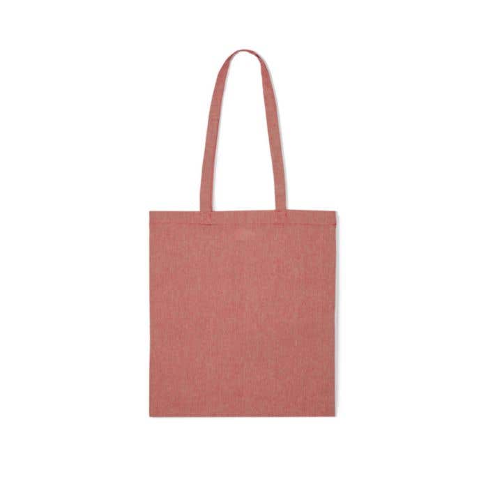 Gerecycled katoen schoudertas thin