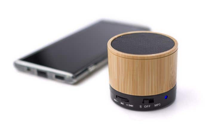 Draadloze mini speaker Bamboe