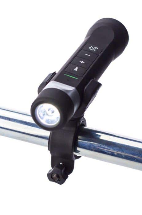 Zaklamp met speaker Bike