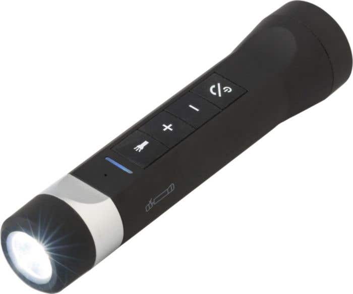 Zaklamp met speaker Bike