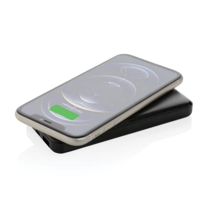 RCS standaard recycled plastic wireless powerbank [8.000 mAh]