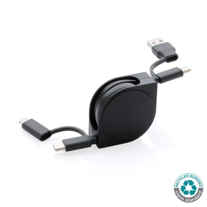 RCS standaard recycled plastic kabel 6-in-1