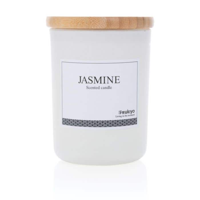 Ukiyo luxe geurkaars met bamboe deksel