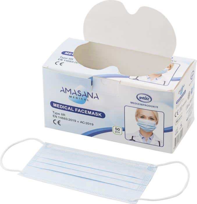 IIR gezichtsmaskers per 50 stuks
