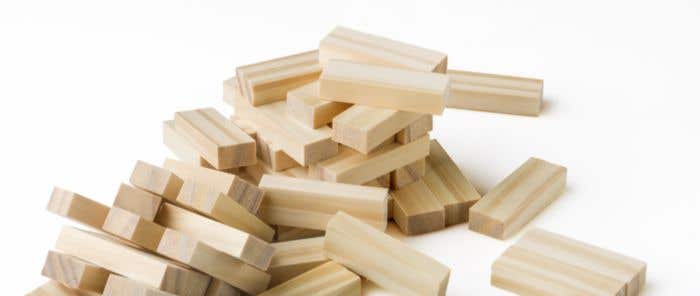 Blokkenspel Gisa | Hout | Katoenen opbergzak