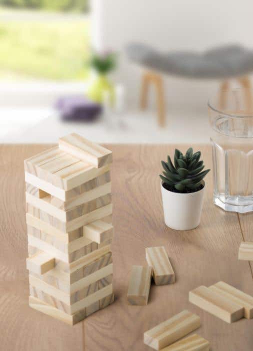 Blokkenspel Gisa | Hout | Katoenen opbergzak