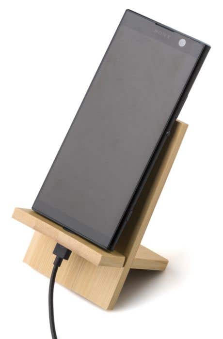 Bamboe telefoonhouder