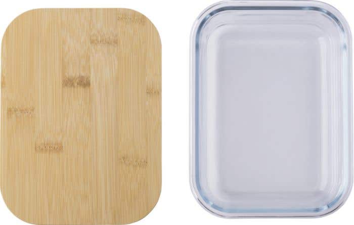 Lunchbox Betty | 900 ml | Glas | Bamboe deksel