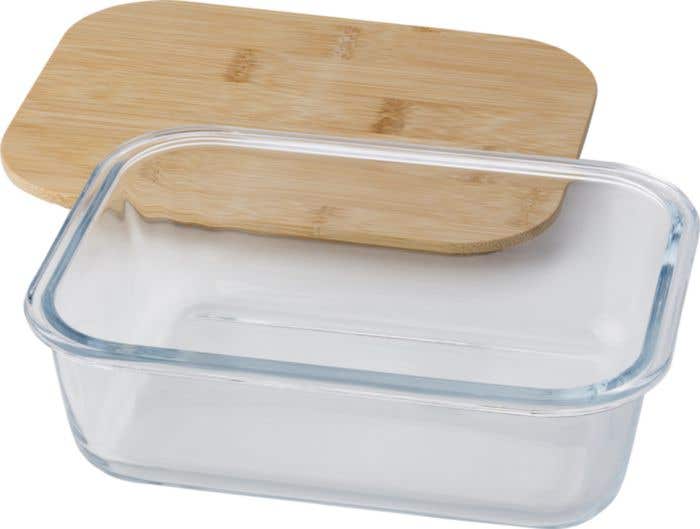 Lunchbox Betty | 900 ml | Glas | Bamboe deksel
