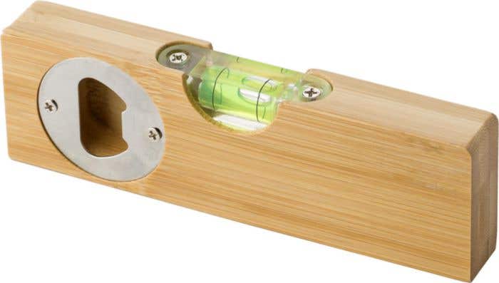 Flesopener Sherry | Bamboe | Met waterpas