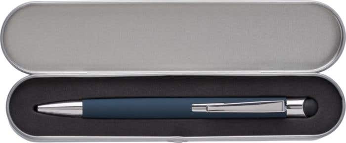 Stylus pen Stuart | Rubberen afwerking | In metalen doosje