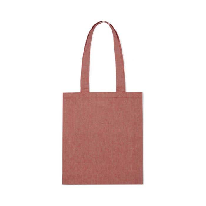 Gerecycled katoen schoudertas wide