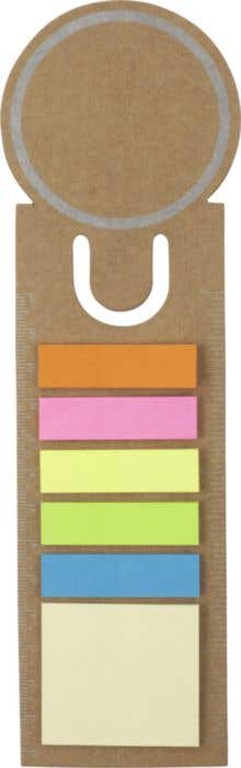 Boekenlegger met sticky notes