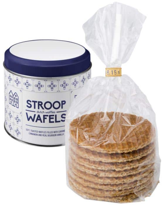 Stroopwafels in blik