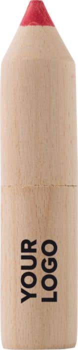 Groot potlood met kleurpotloodjes [6 kleuren]