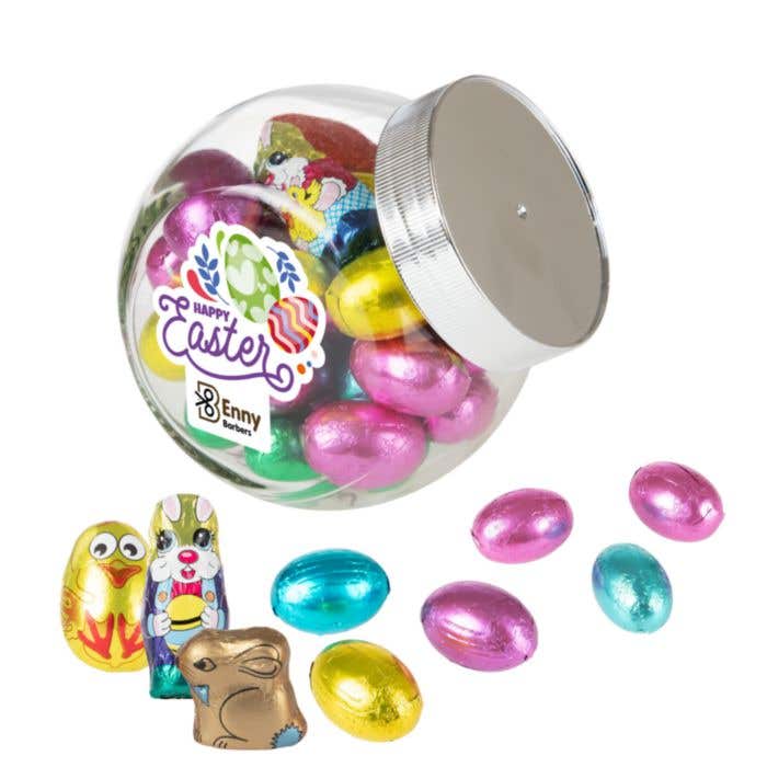 Kleine Glazen Pot 0,4 Liter Met Paasmix