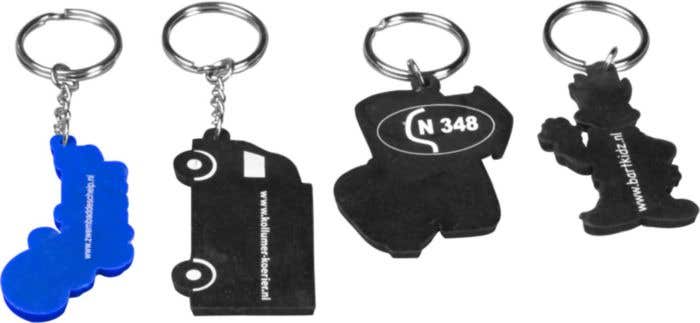 Sleutelhanger PVC Custom 2D 61-70mm