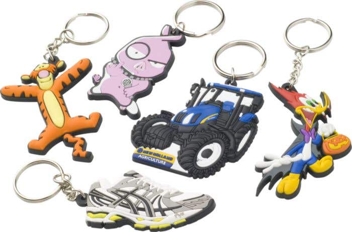 Sleutelhanger PVC Custom 2D 81-90mm