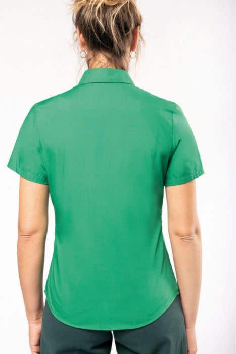 Kariban Dames Overhemd Korte Mouw Judith