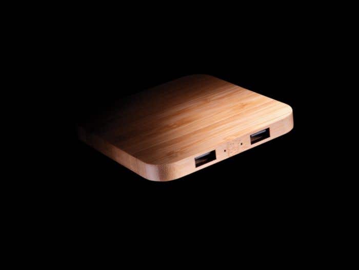 Bamboe Oplaadstation Vierkant [5 W]