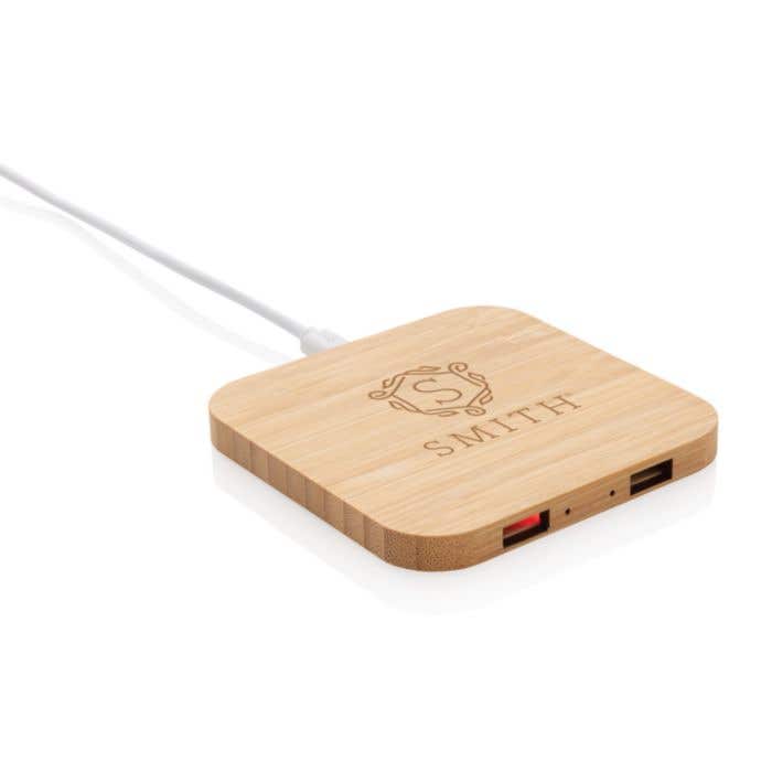 Bamboe Oplaadstation Vierkant [5 W]