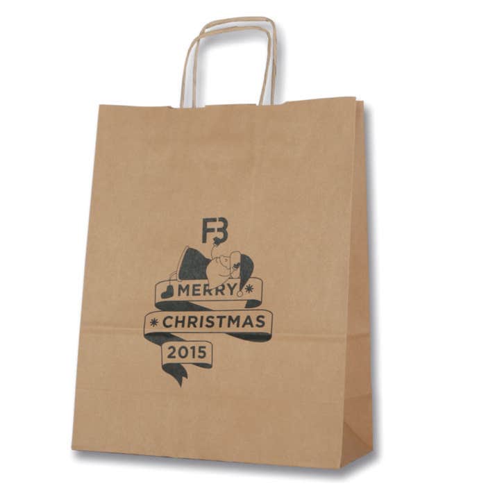 Papieren Geschenktas Twisted L [31 x 12 x 41 cm]