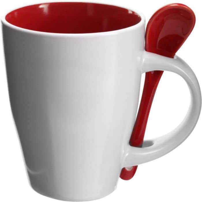 Mok Enjoy | 300 ml | Met lepel | Matte afwerking
