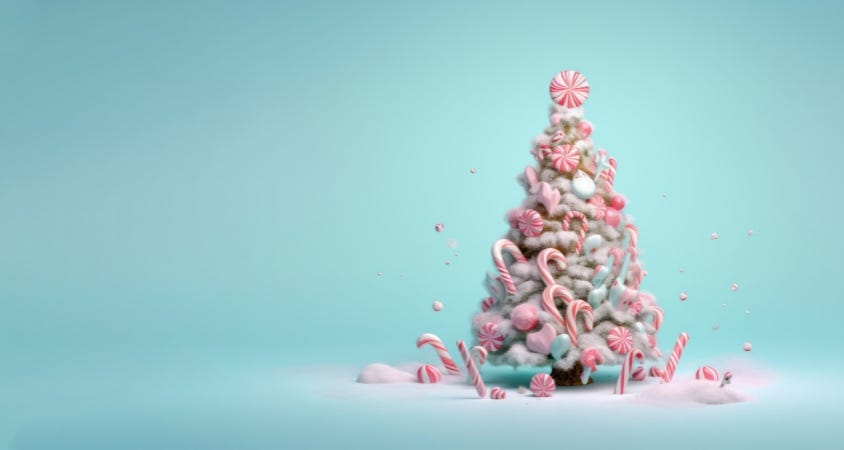 cadeaux de noël, bonbons