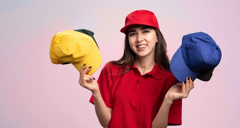 casquettes, femme, tshirt